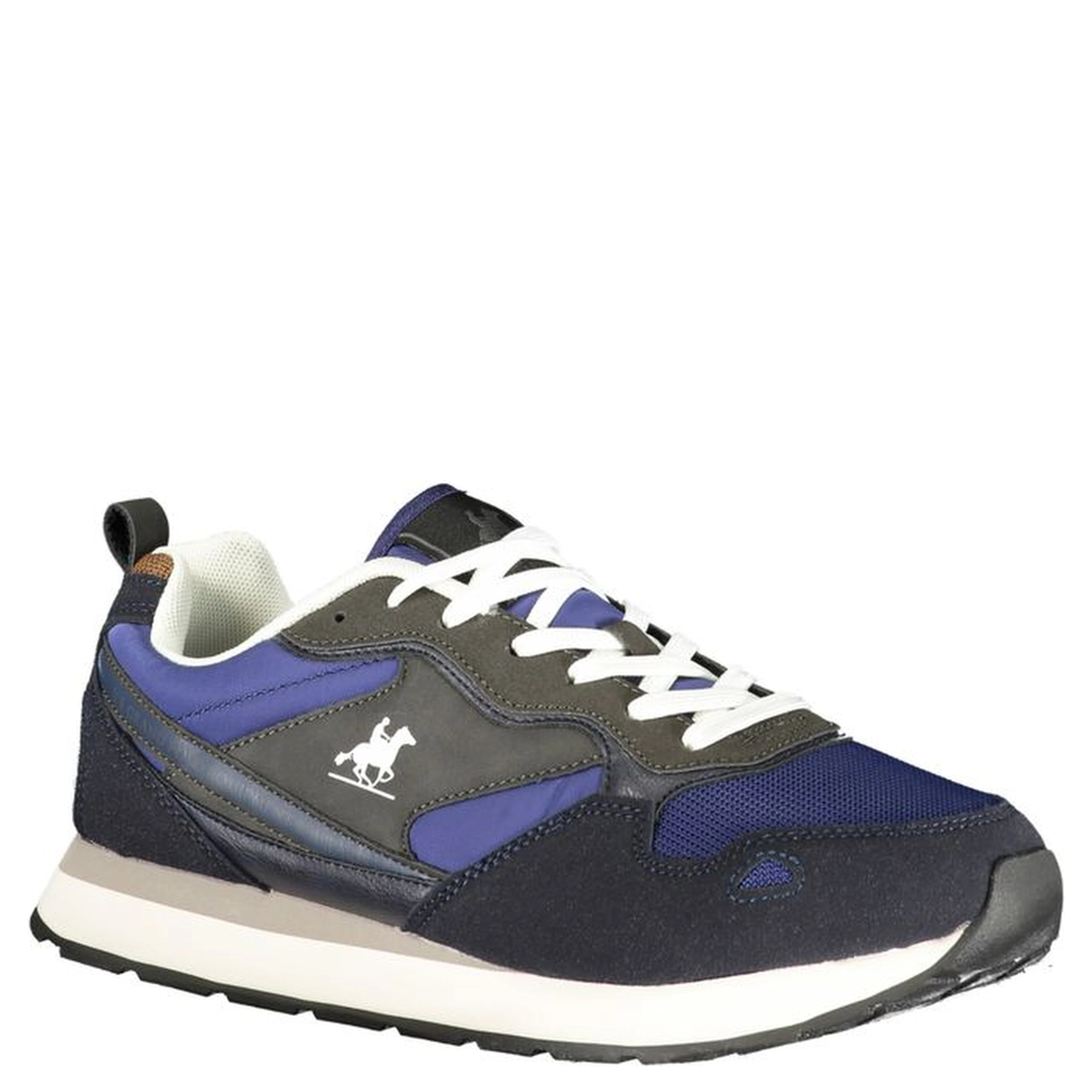 Blue Polyester Men Sneaker