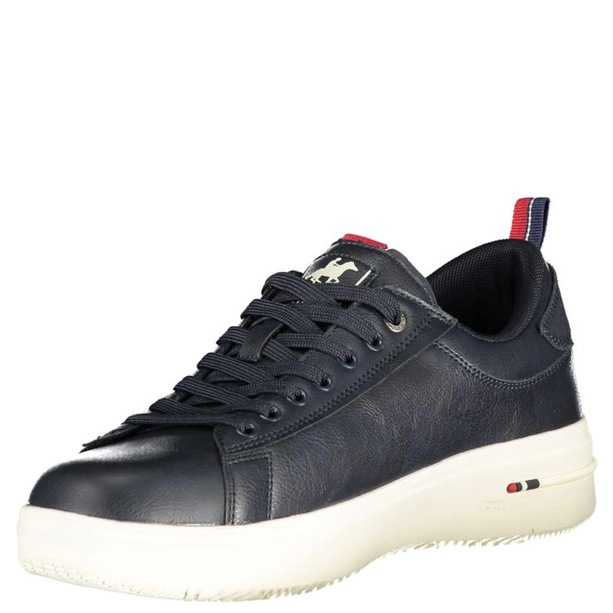 Blue Polyester Men Sneaker