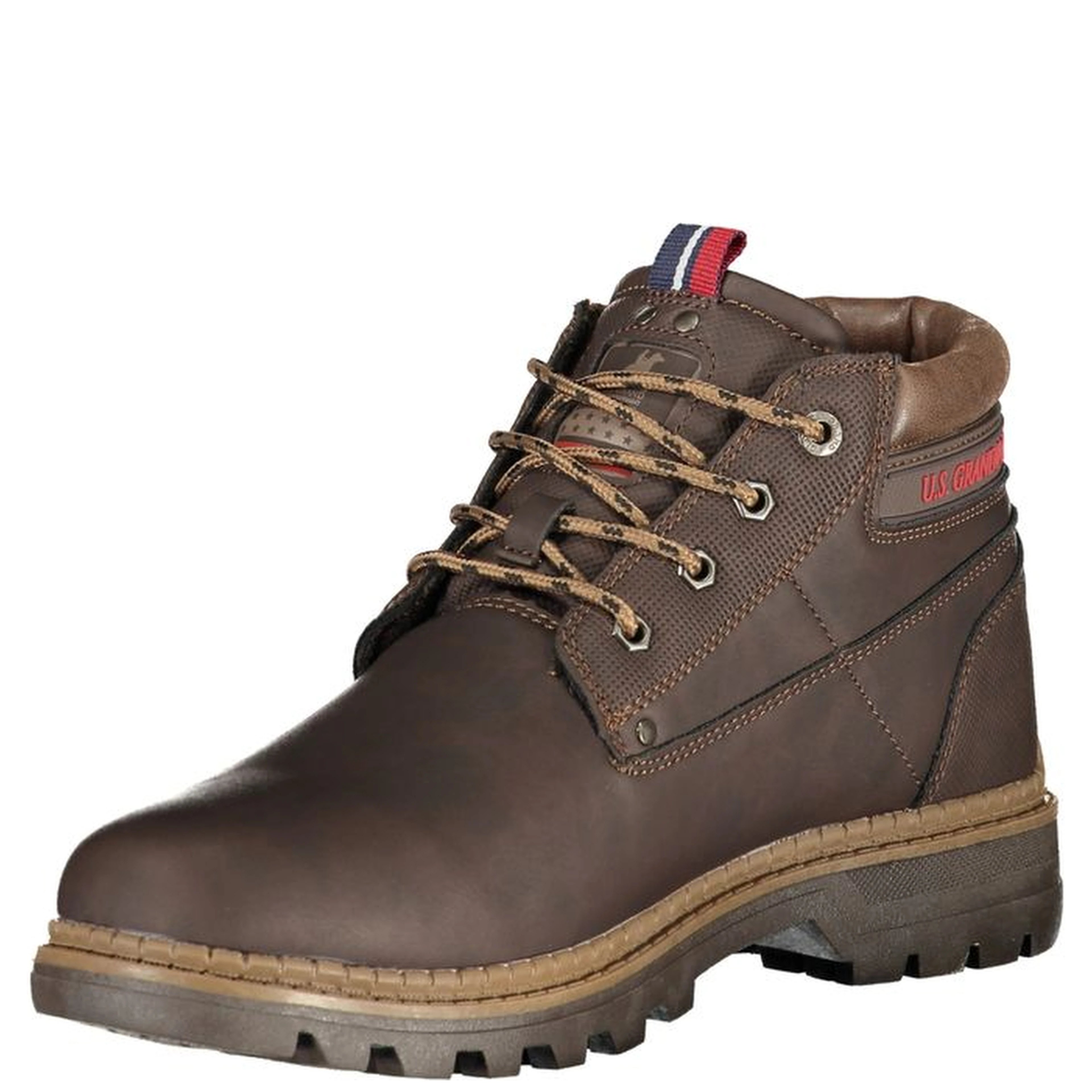 Marrone Polyurethane Men Ankle Boot