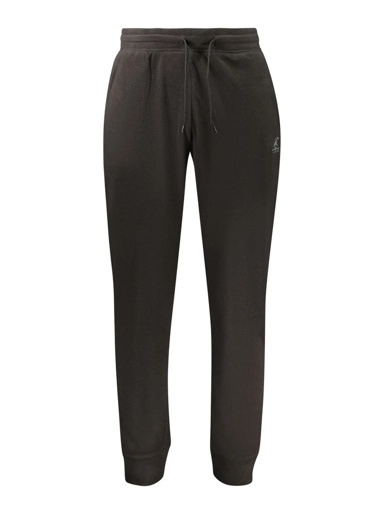 Black Polyester Men's Sweatpant