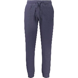 Blue Polyester Men's Sweatpants