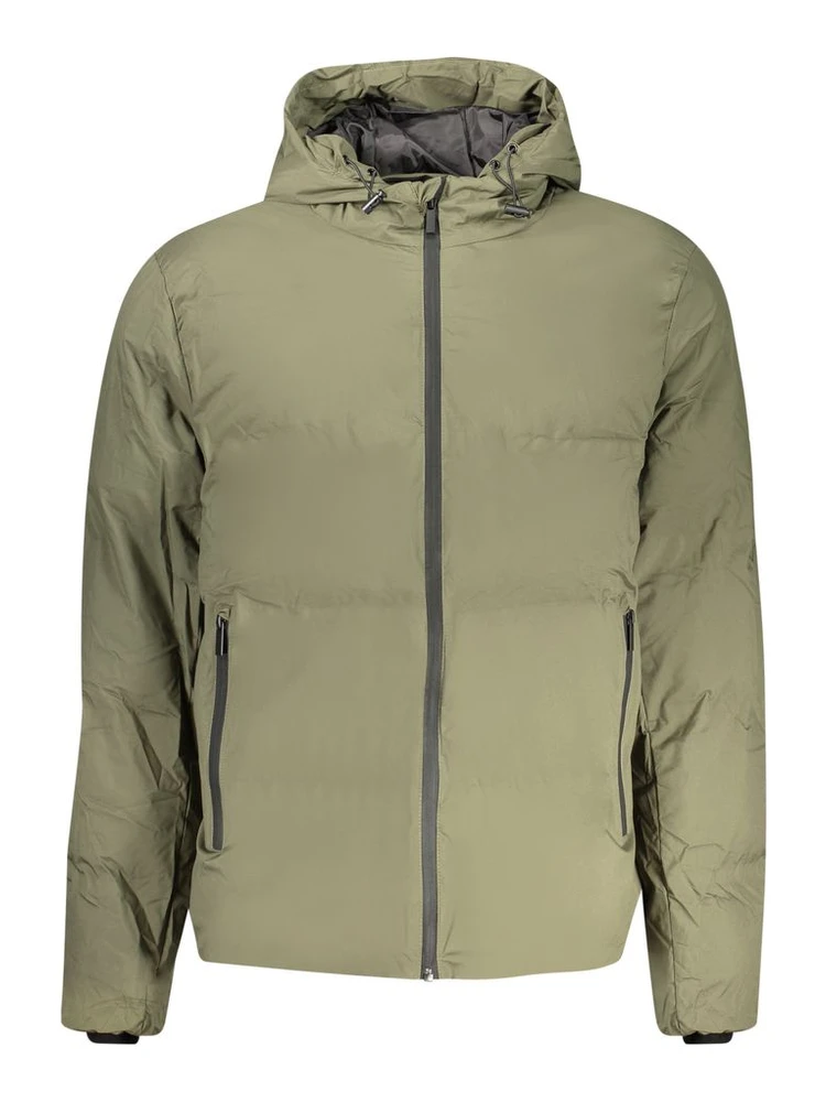 Green Polyester Shell Jacket