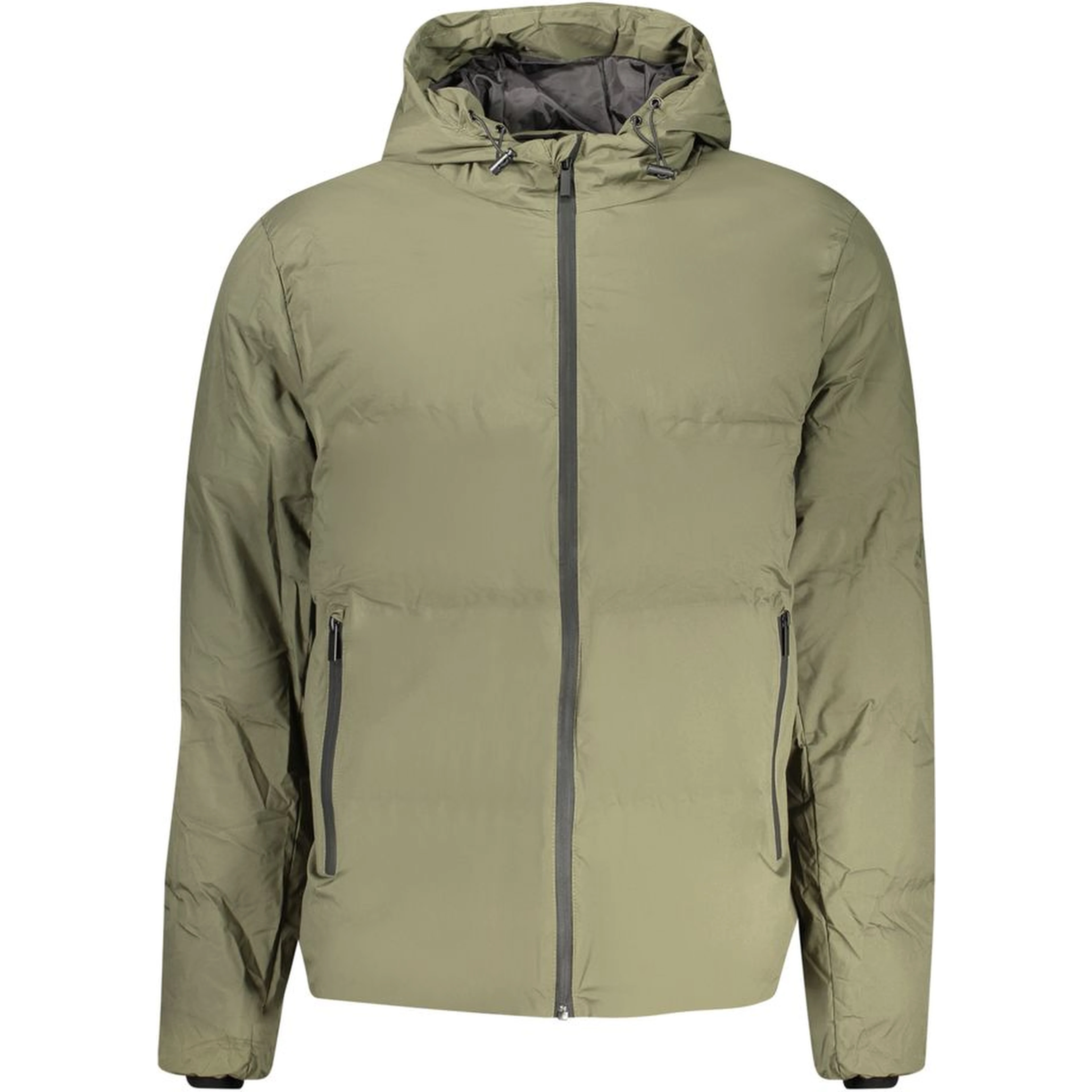 Green Polyester Shell Jacket