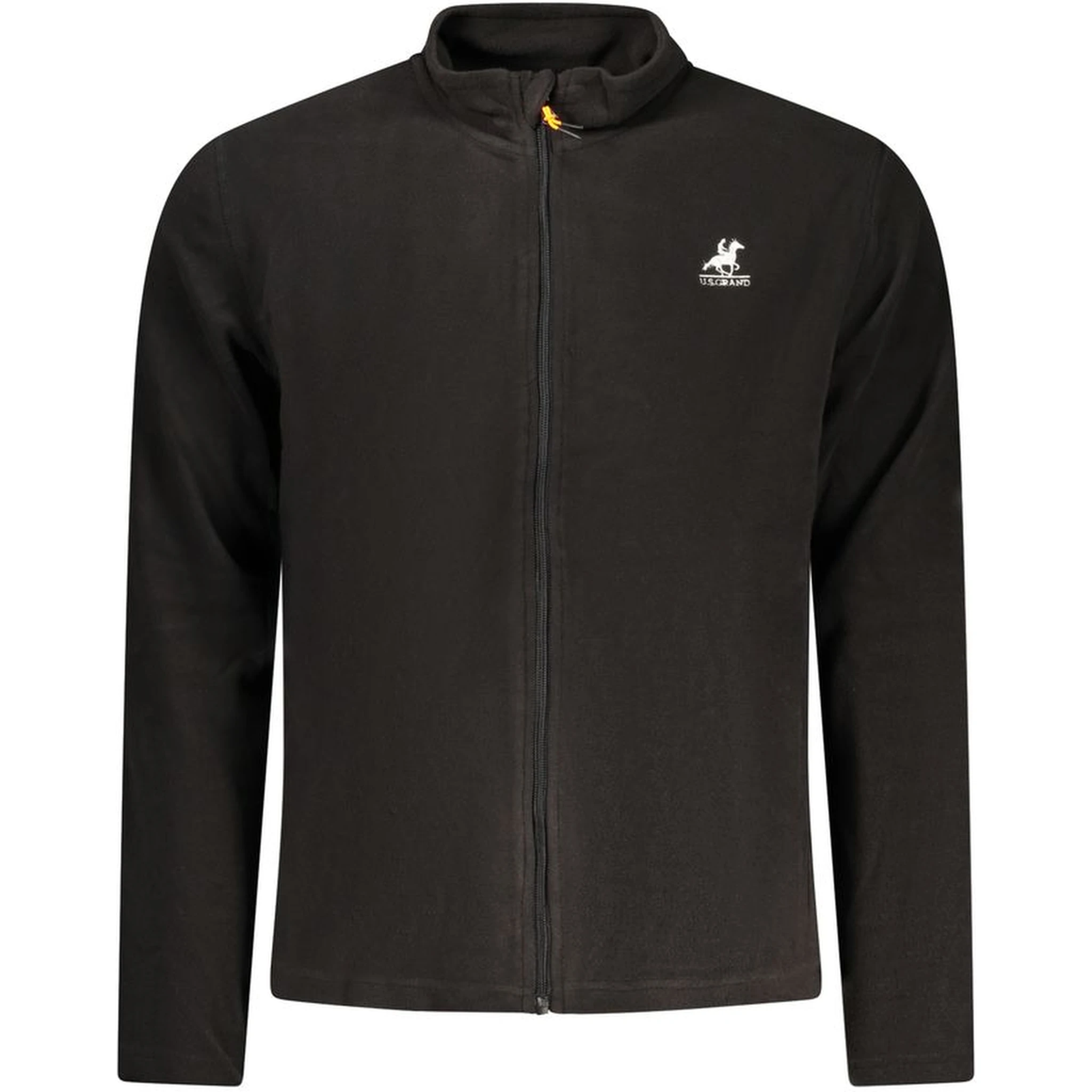 Black Polyester Men's Sweatshirt