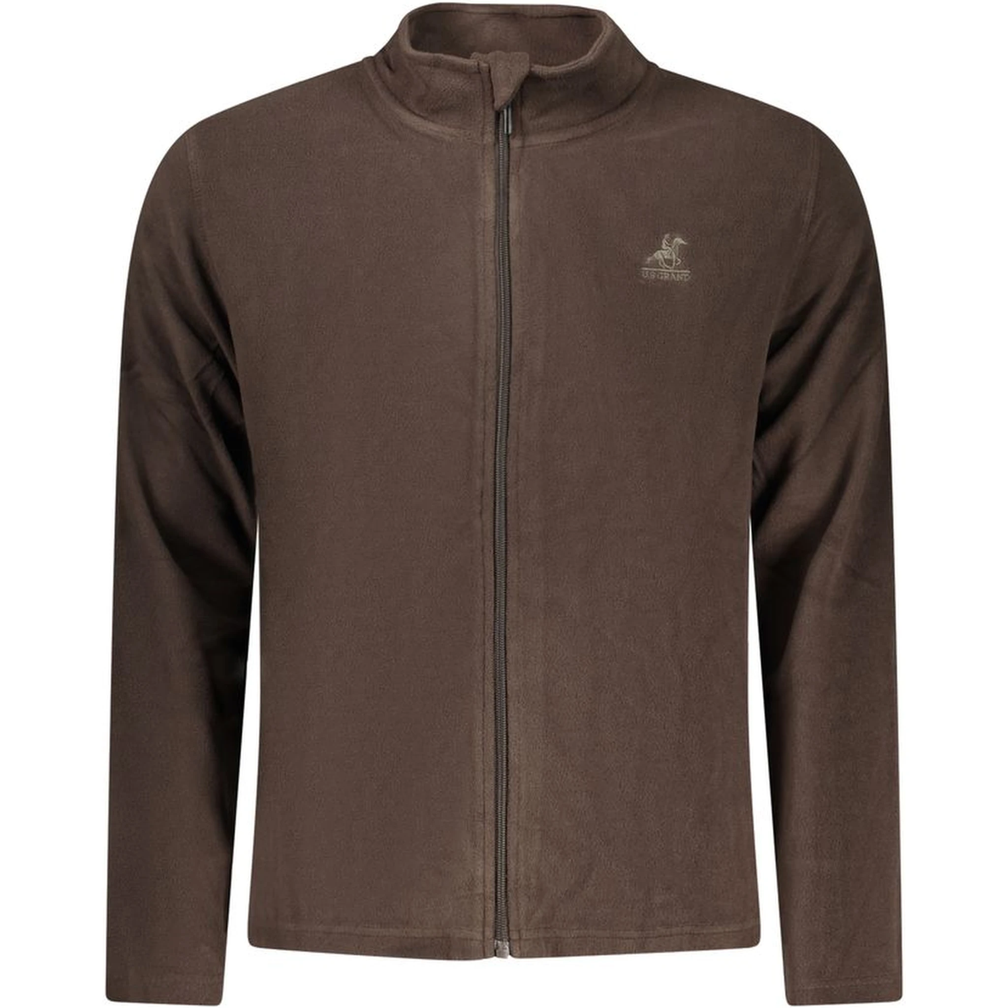 Marrone Polyester Men Sweatshirt