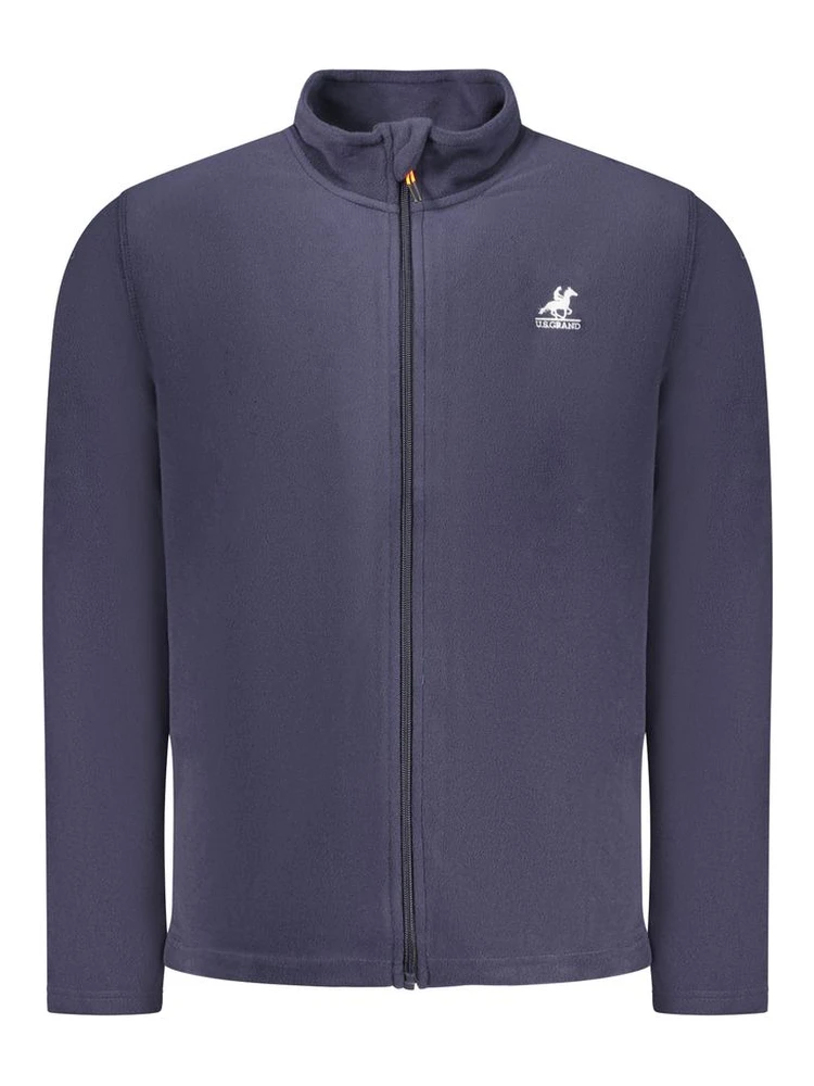 "Blu Polyester Men's Sweatshirt"