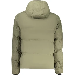 Green Polyester Shell Jacket