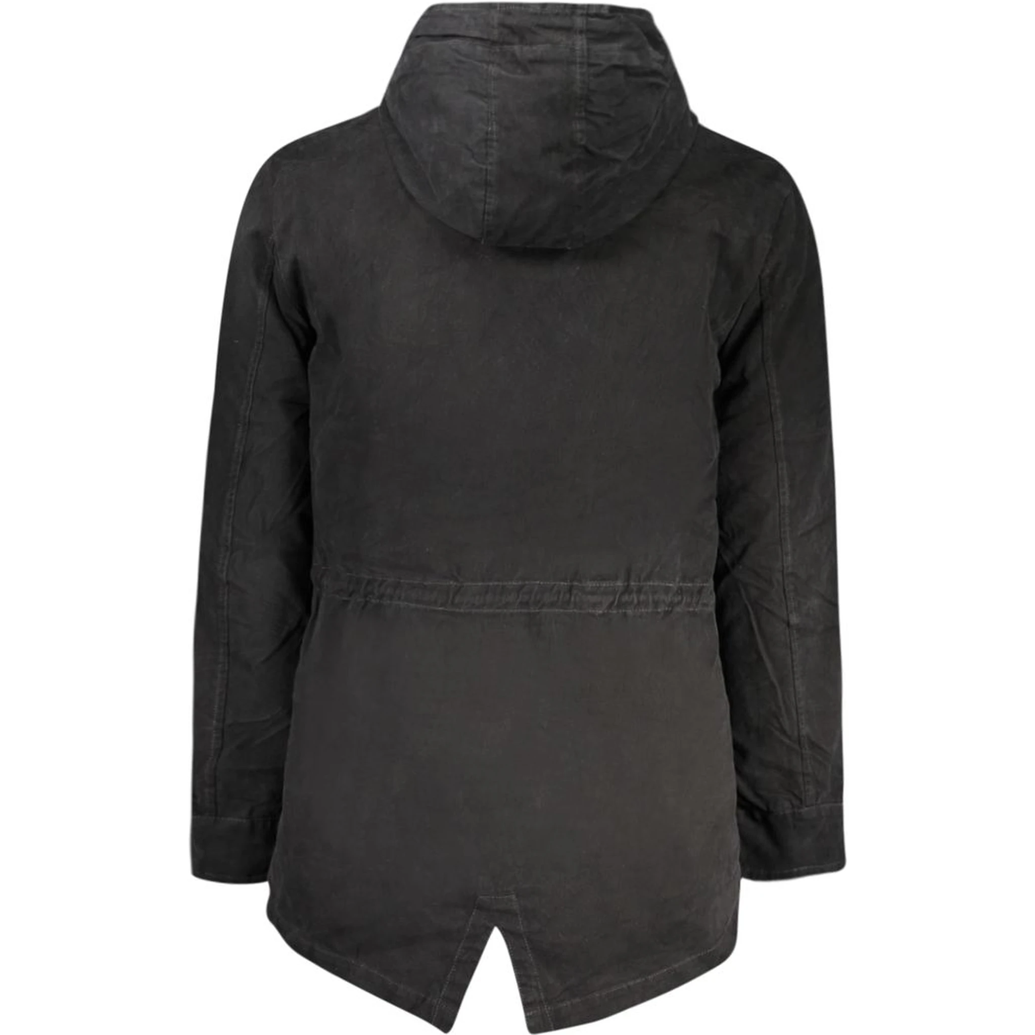 Nero Polyester Men's Parka Jacket