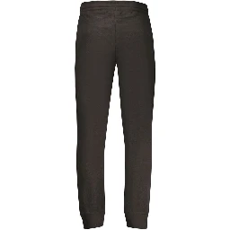 Black Polyester Men's Sweatpant
