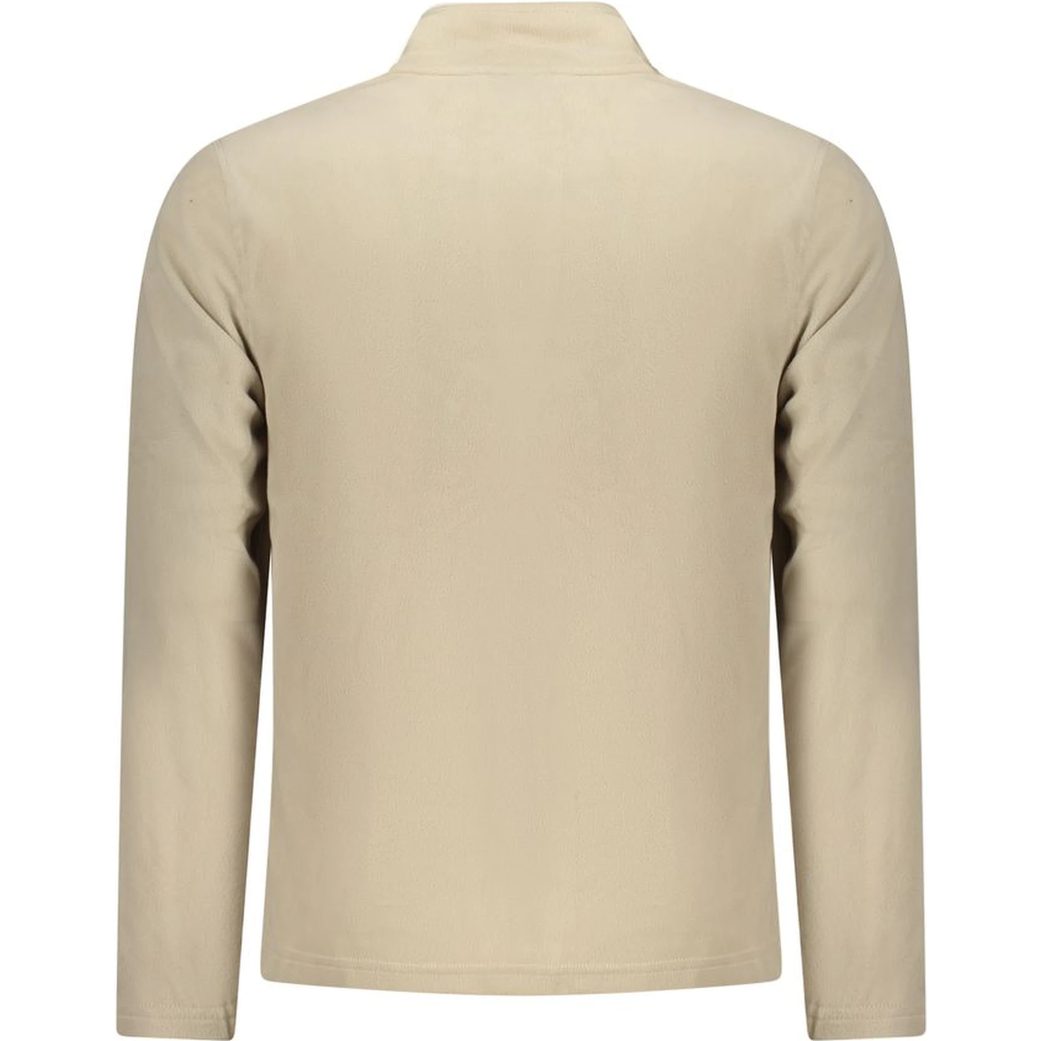 Beige Polyester Mens Sweatshirt