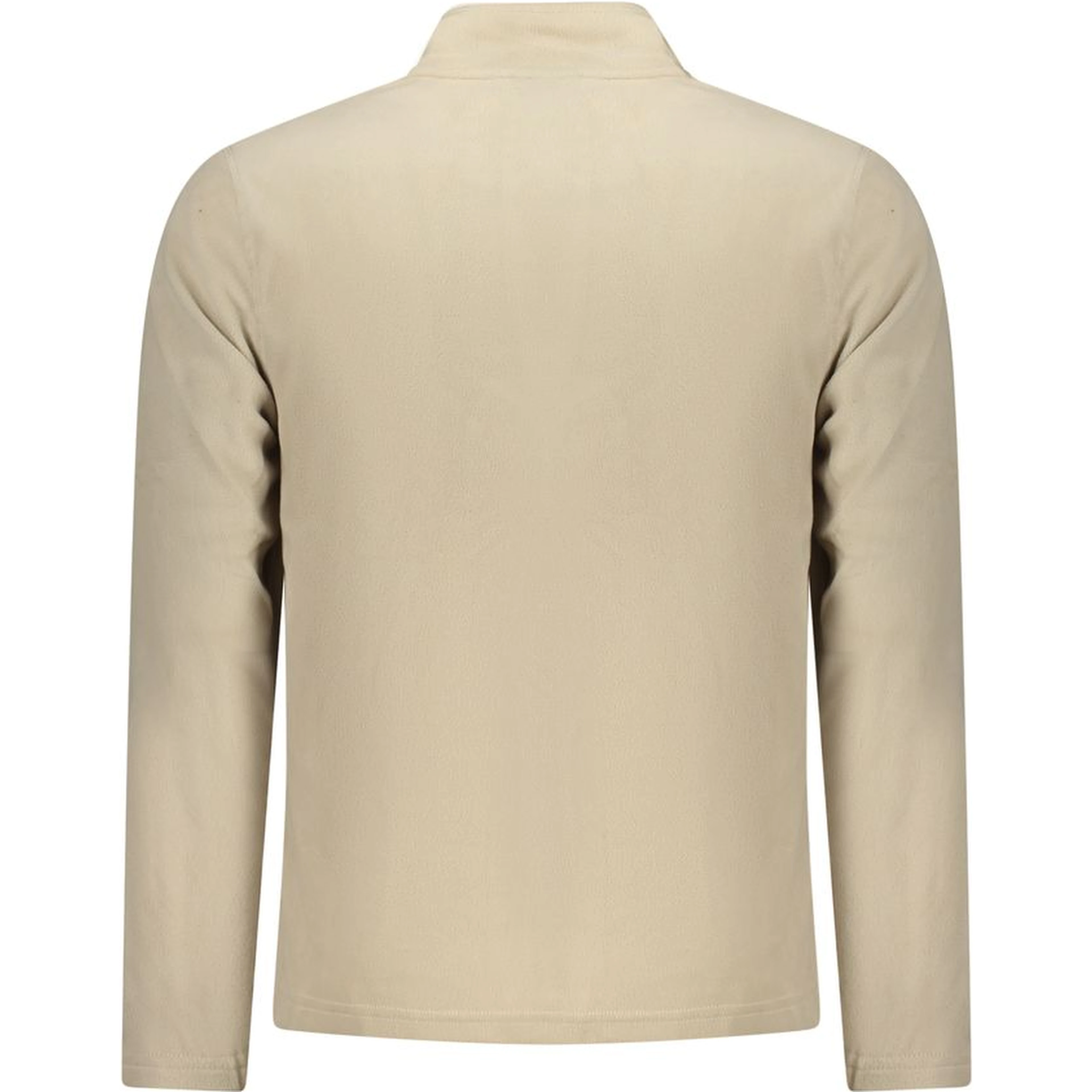 Beige Polyester Mens Sweatshirt