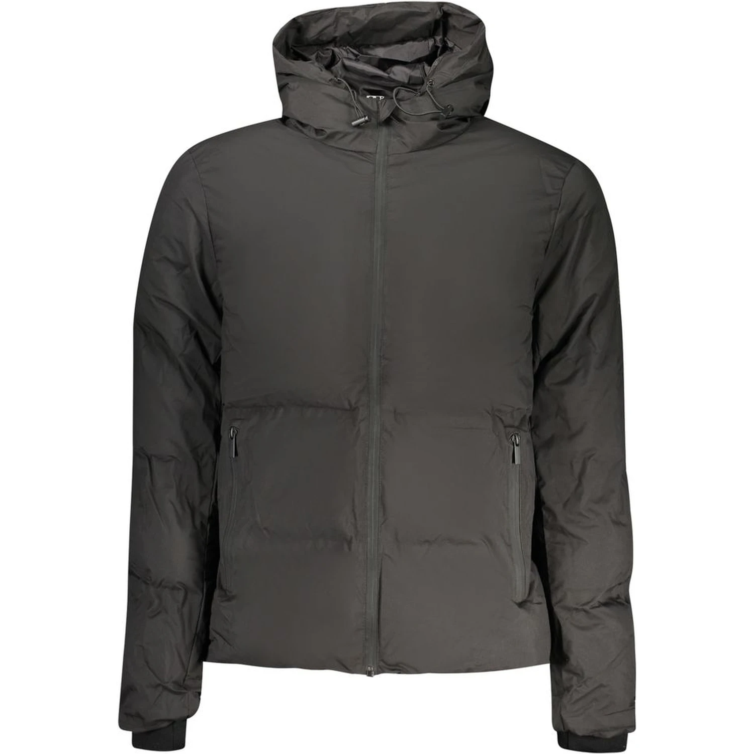 Black Polyester Men's Jacket