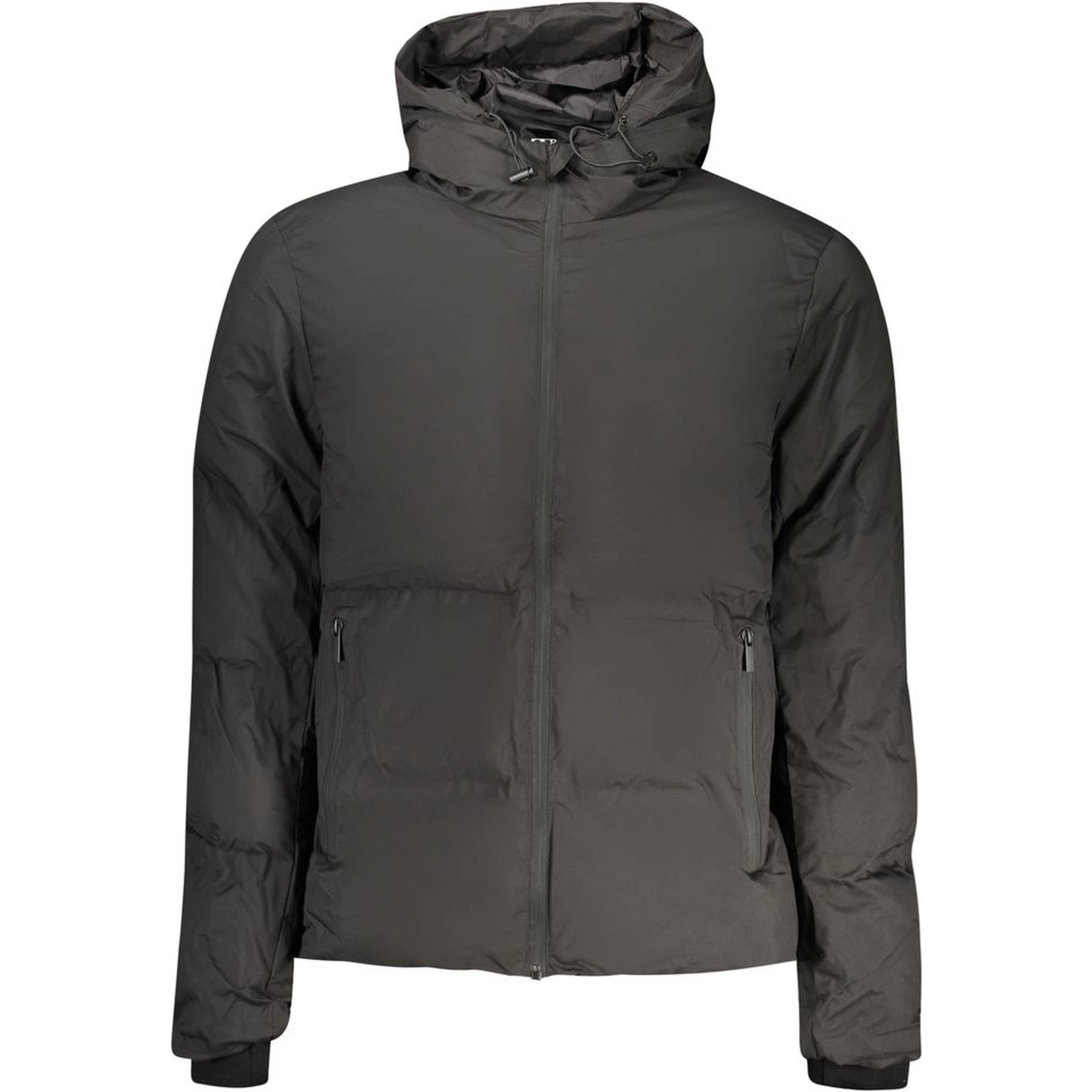 Black Polyester Men's Jacket
