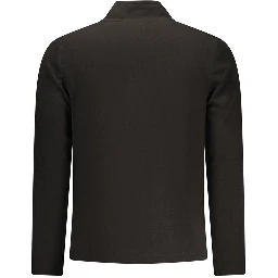 Black Polyester Men's Sweatshirt