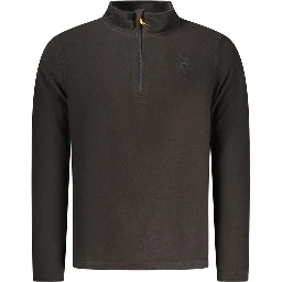 Black Polyester Men's Sweatshirt