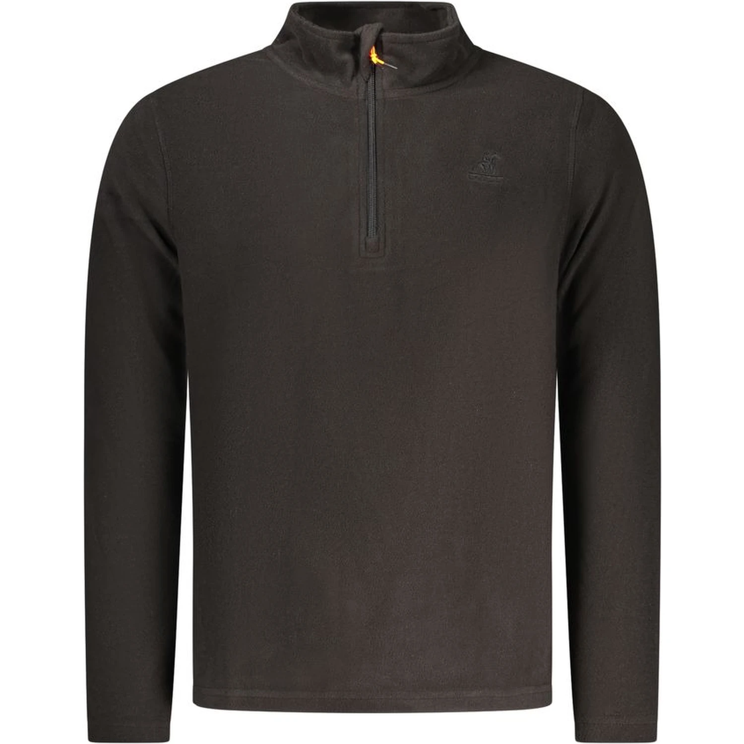 Black Polyester Men's Sweatshirt