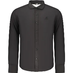 Black Cotton Mens Shirt