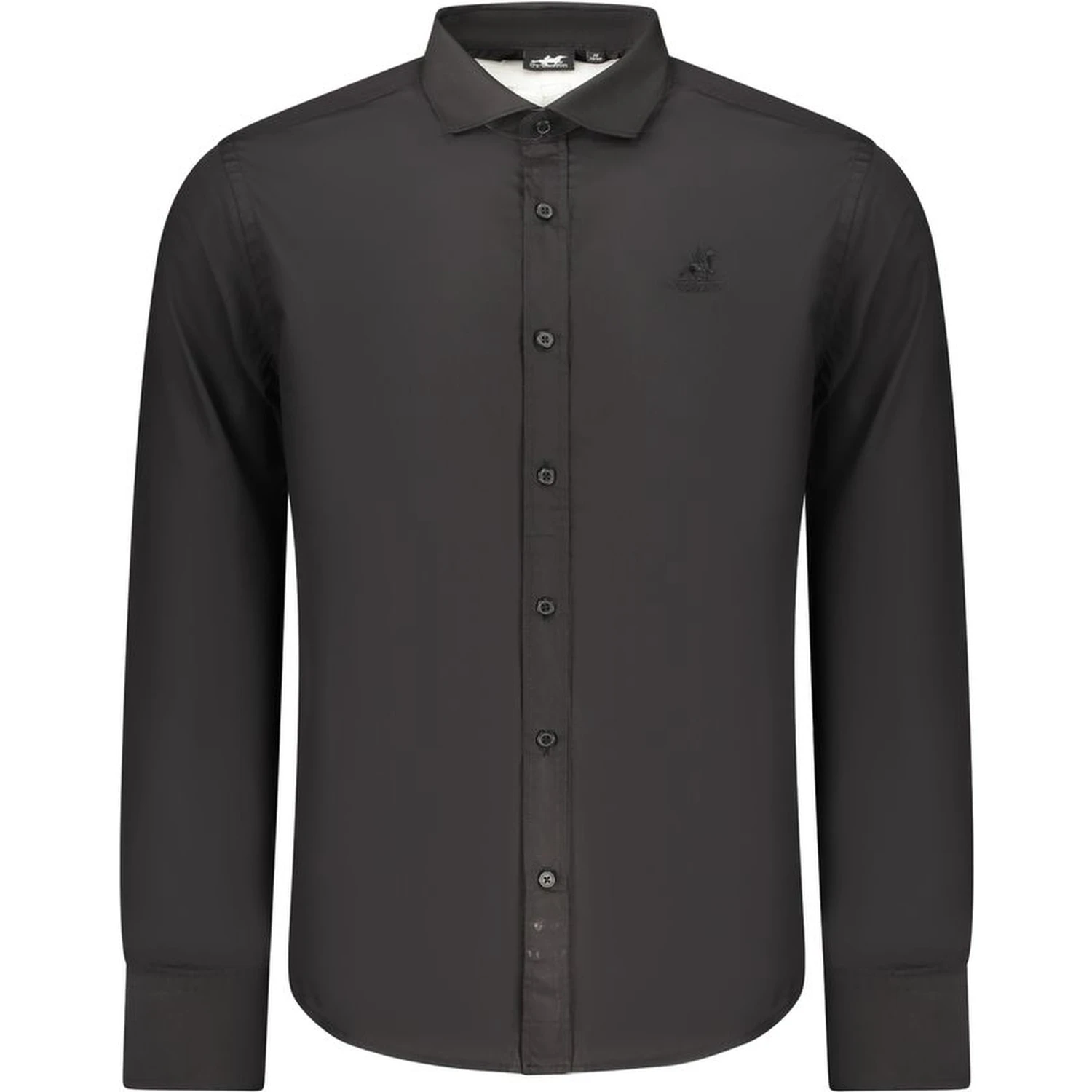 Black Cotton Mens Shirt