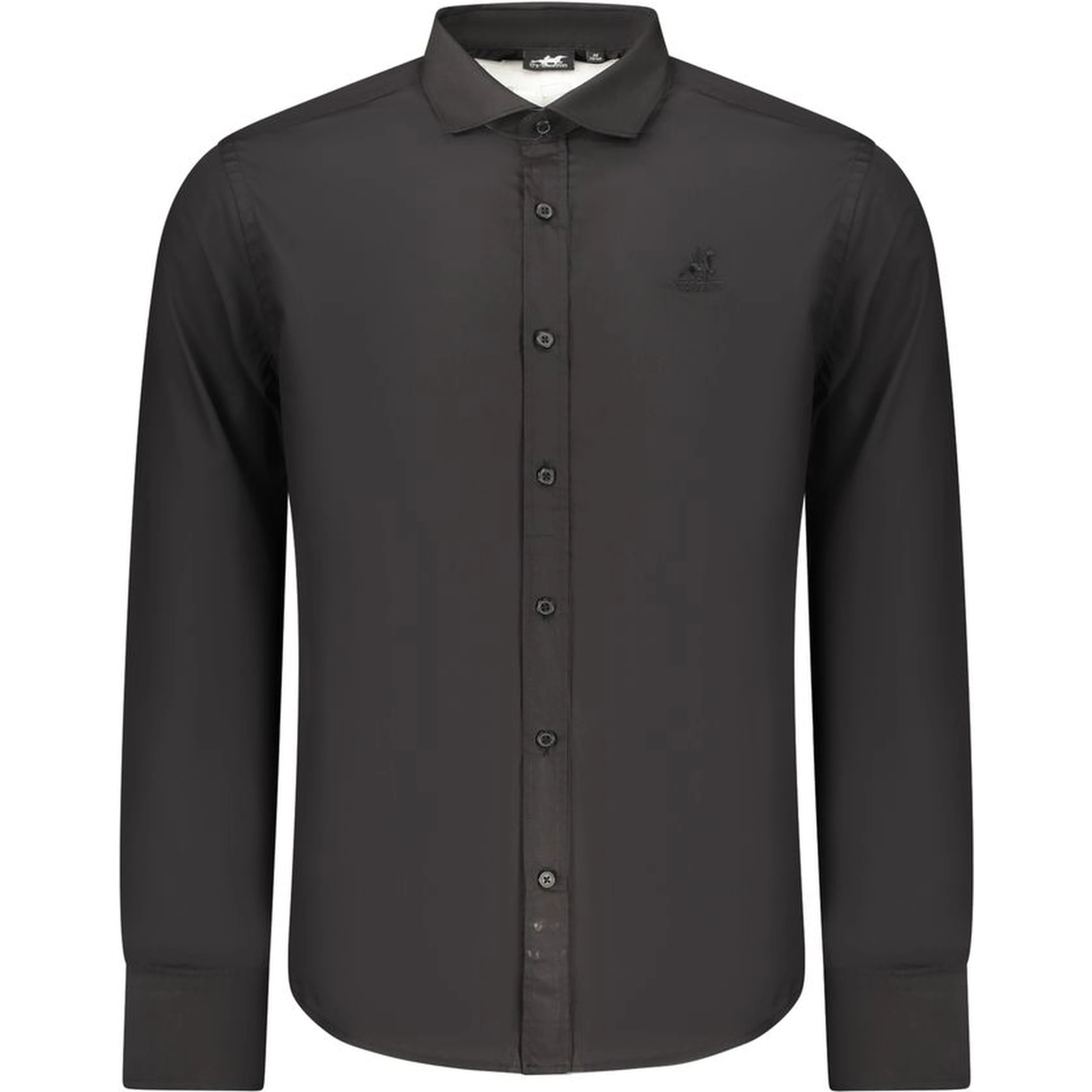 Black Cotton Mens Shirt