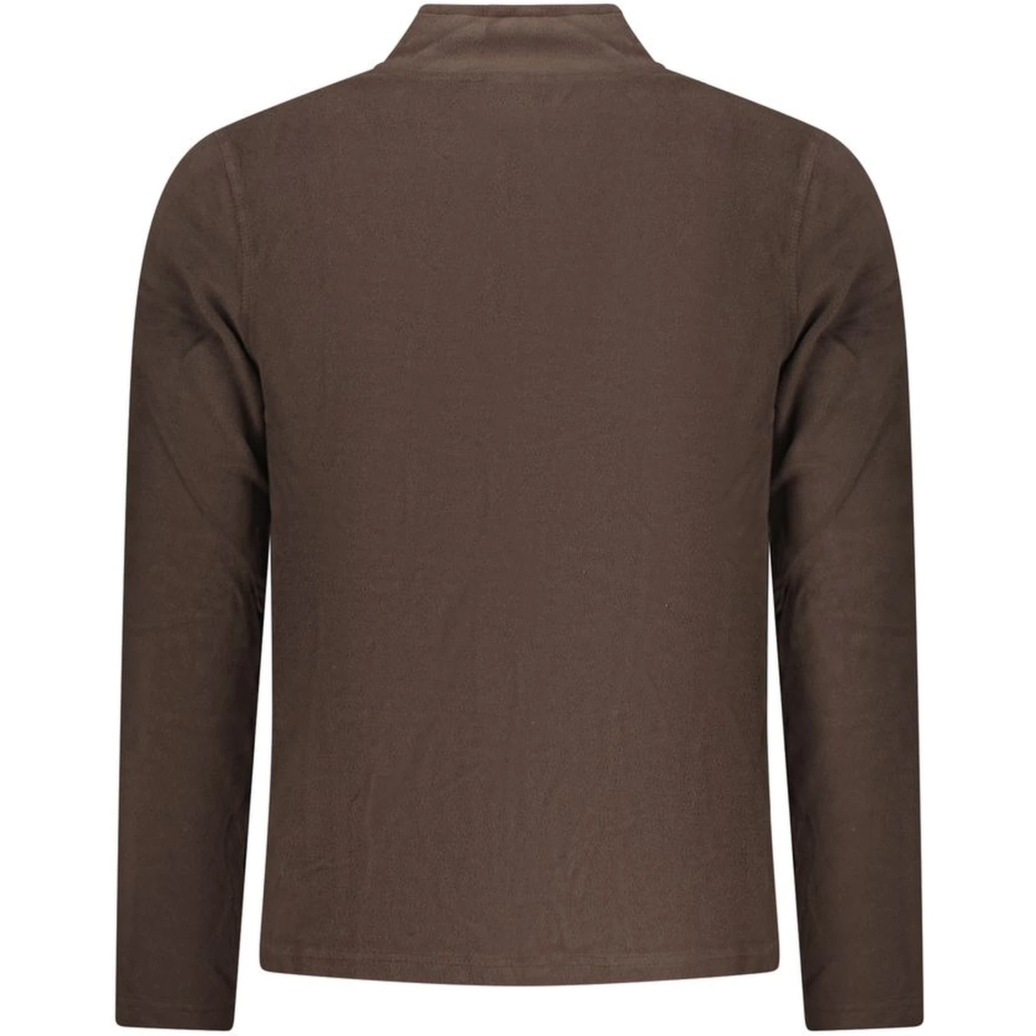 Marrone Polyester Men Sweatshirt