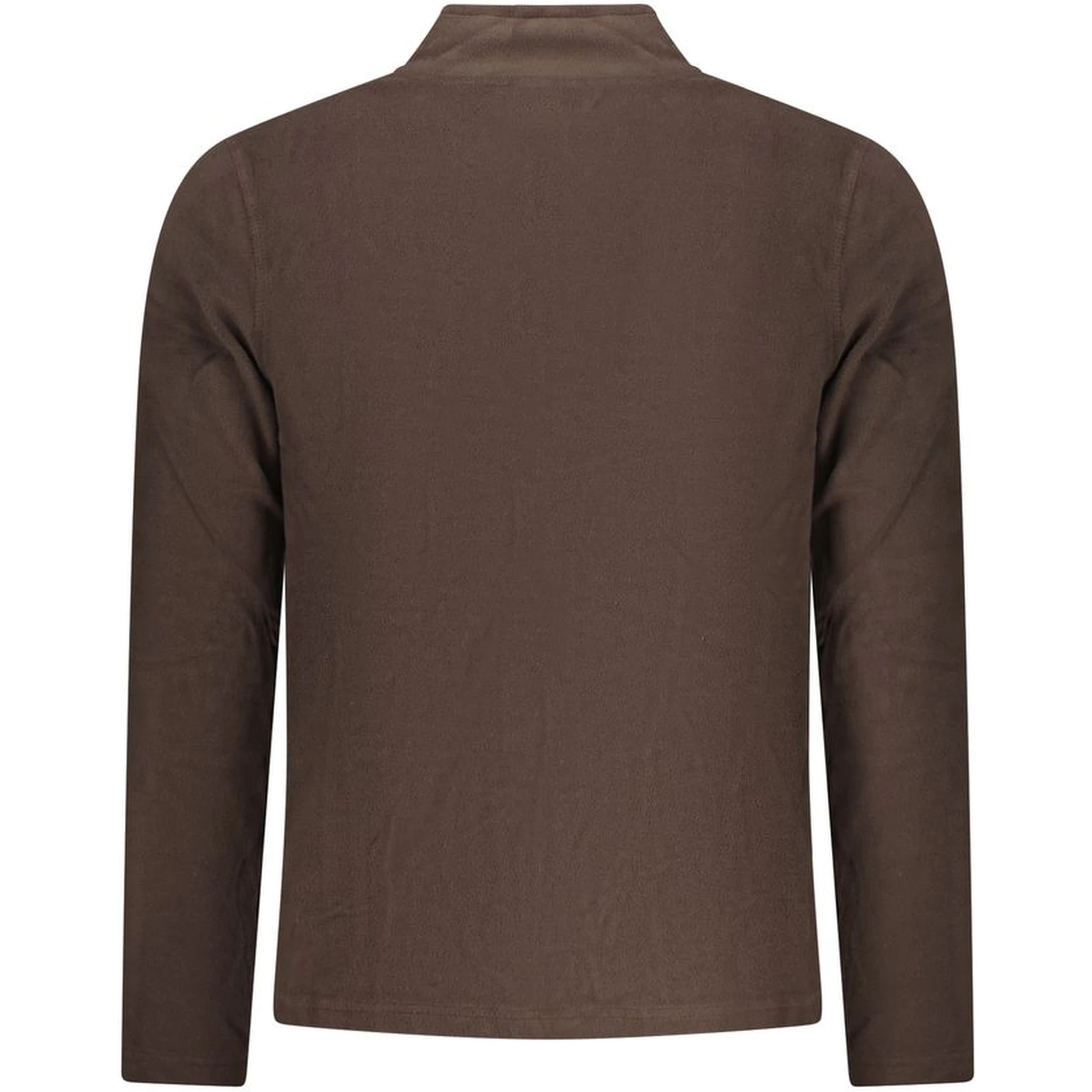 Marrone Polyester Men Sweatshirt