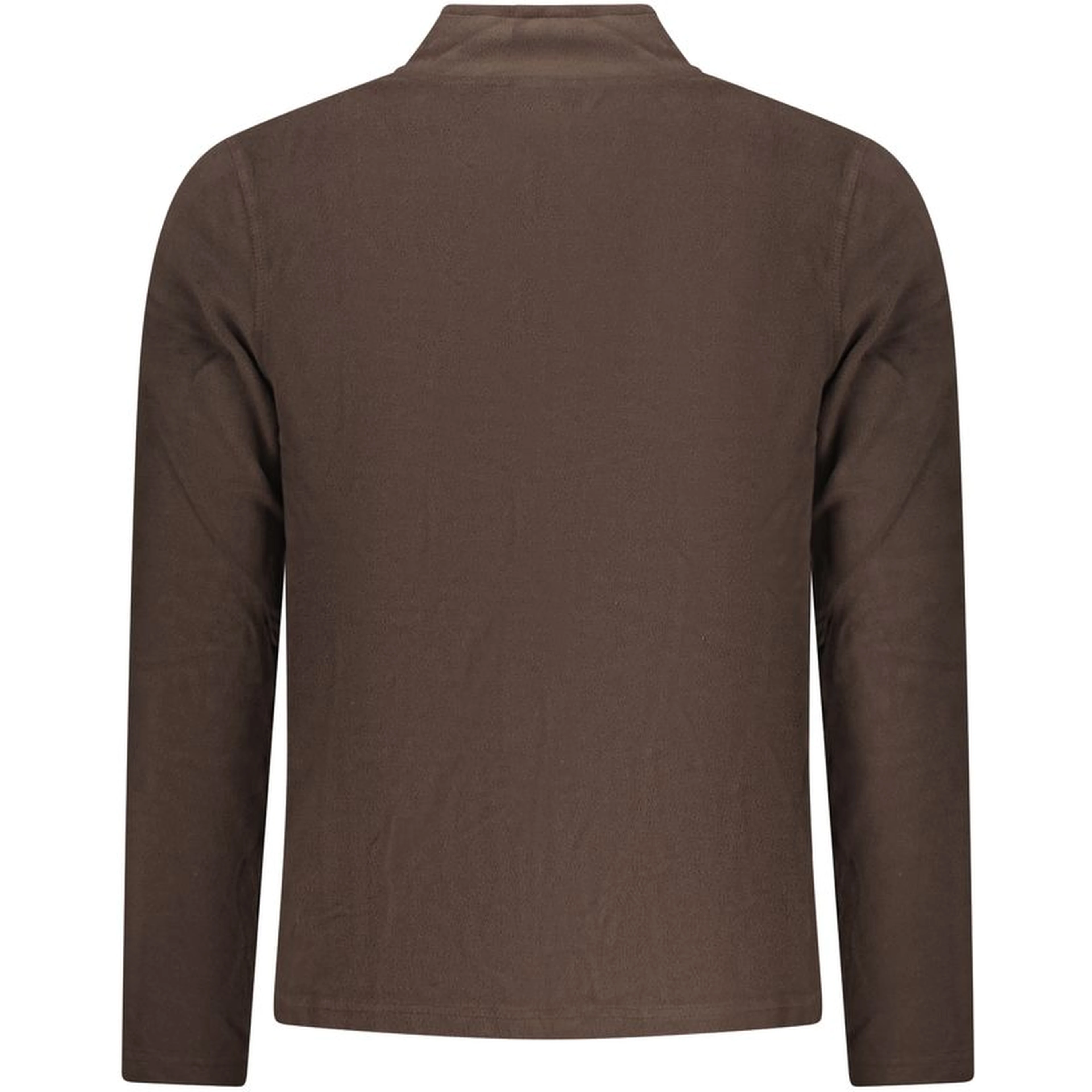 Marrone Polyester Men Sweatshirt