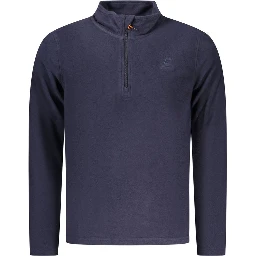 Blue Polyester Men's Sweatshirt
