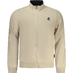 Beige Cotton Men's Sweatshirt