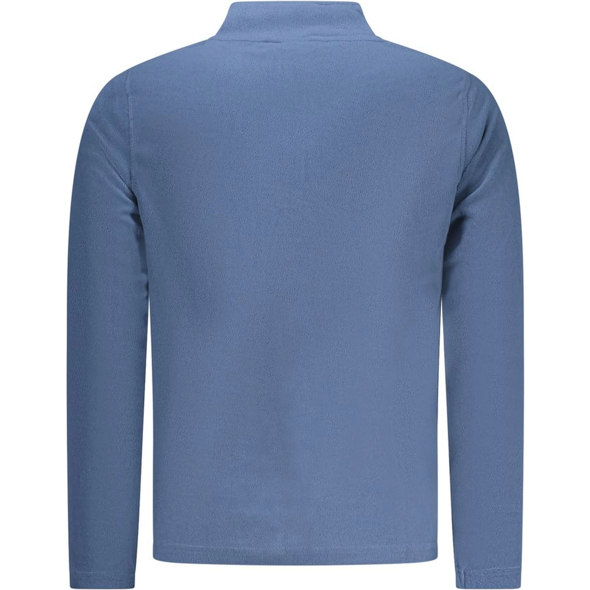 Blue Polyester Men Sweatshirt