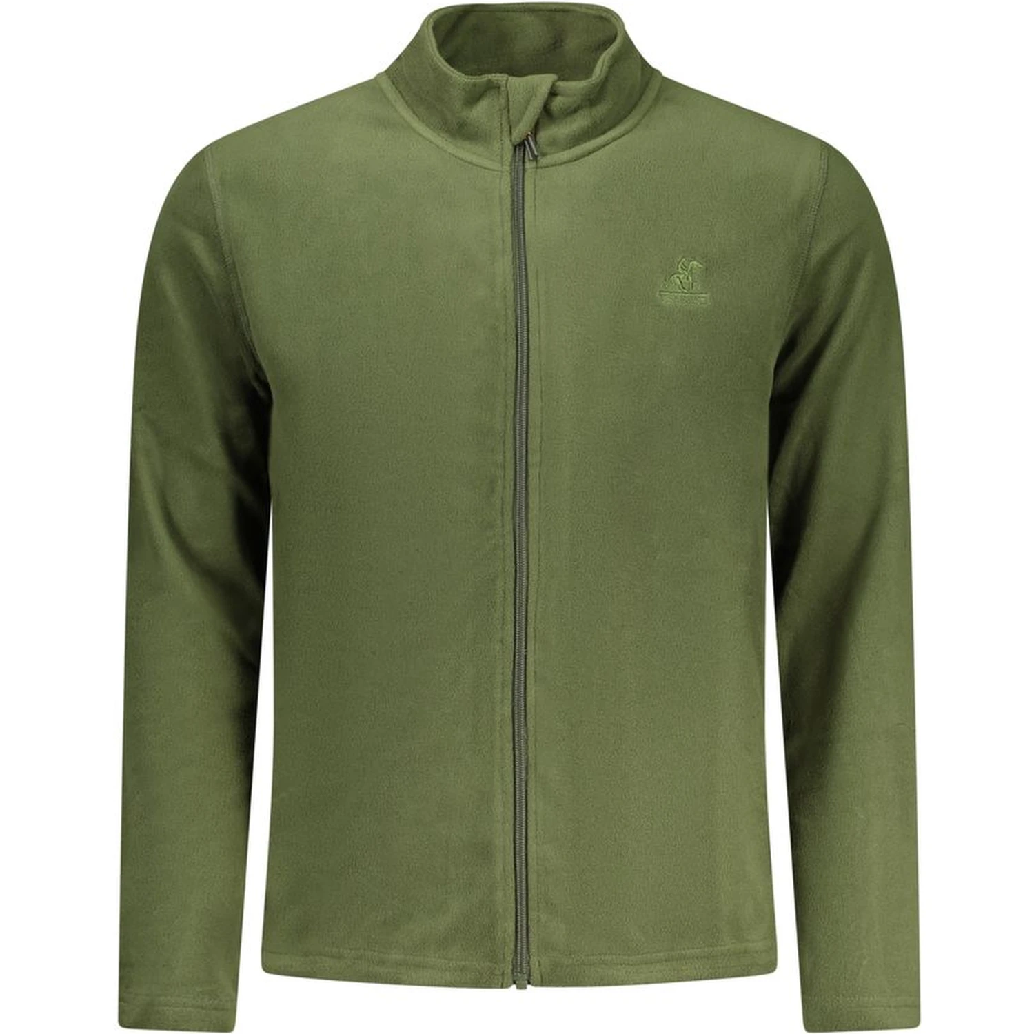Verde Polyester Men Felpa