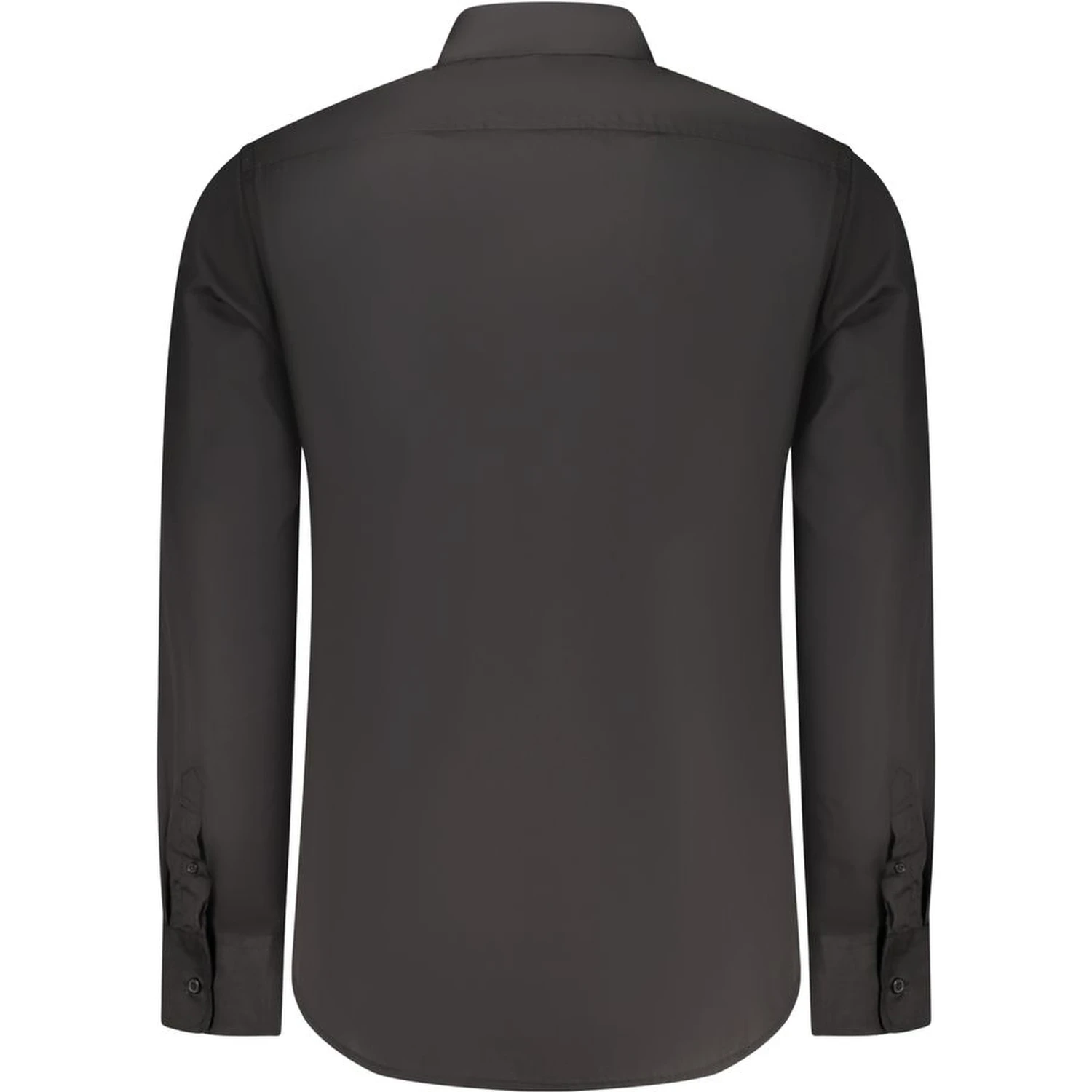 Black Cotton Mens Shirt