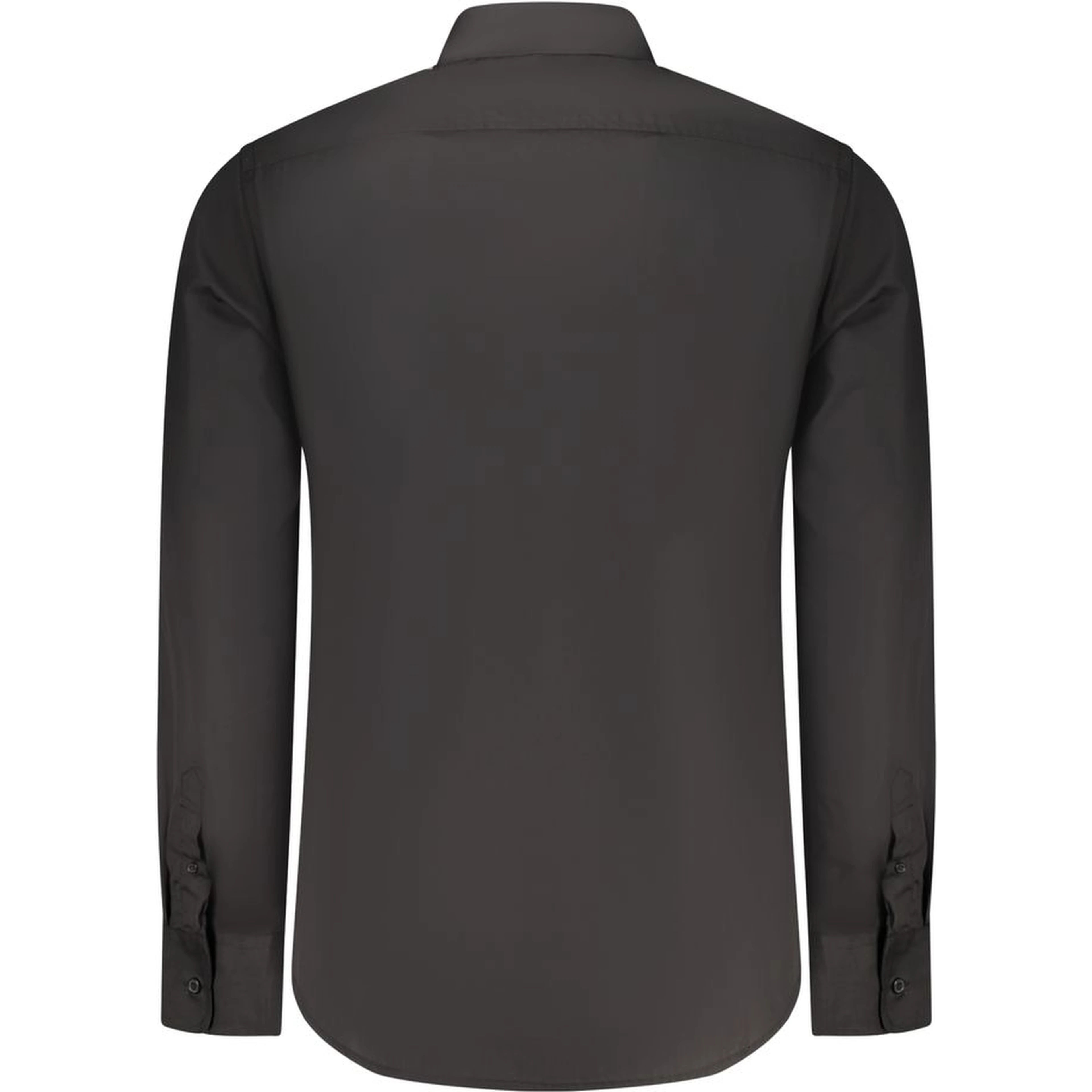 Black Cotton Mens Shirt