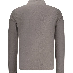 Grigio Polyester Men Sweatshirt