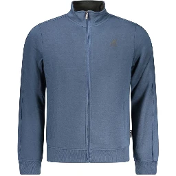 Blue Cotton Men's Sweatshirt