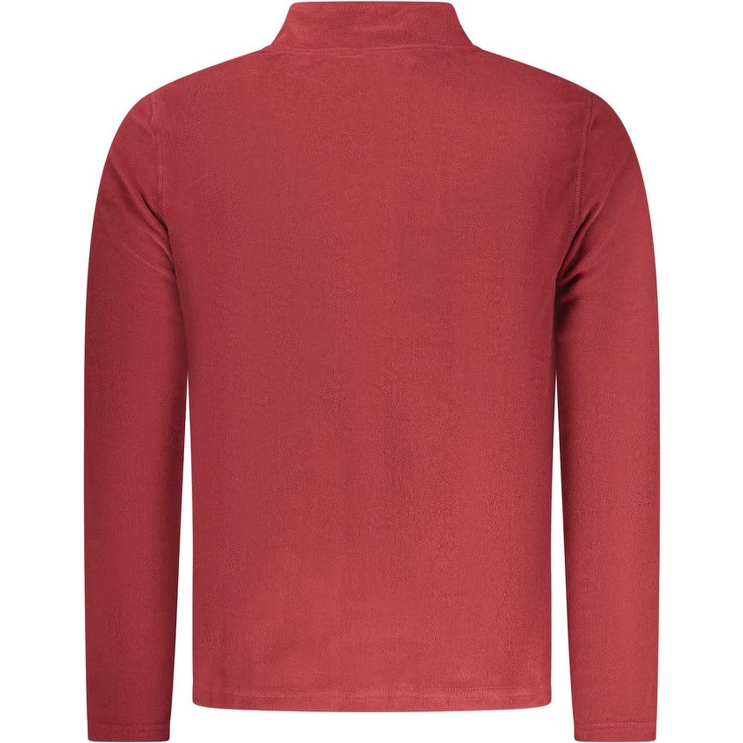 Red Polyester Men Sweatshirt