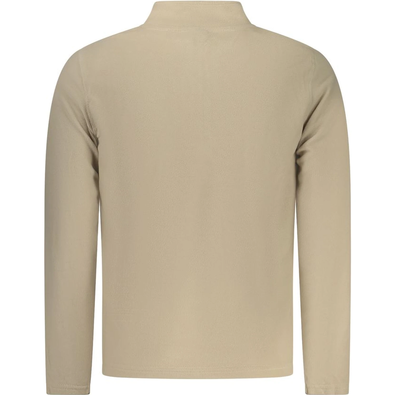 Beige Polyester Mens Sweatshirt