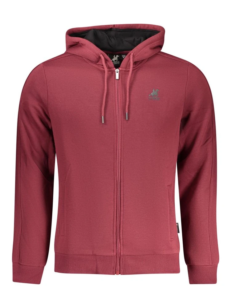 Red Cotton Men's Sweatshirt