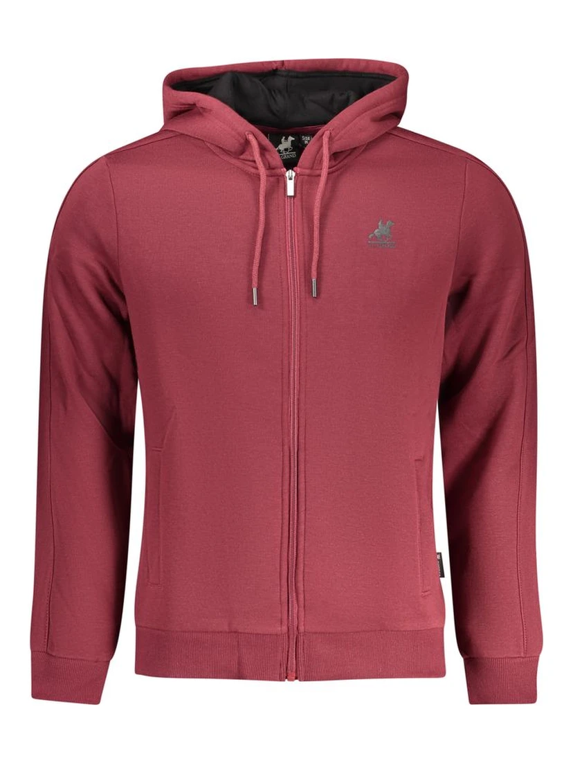 Red Cotton Men's Sweatshirt