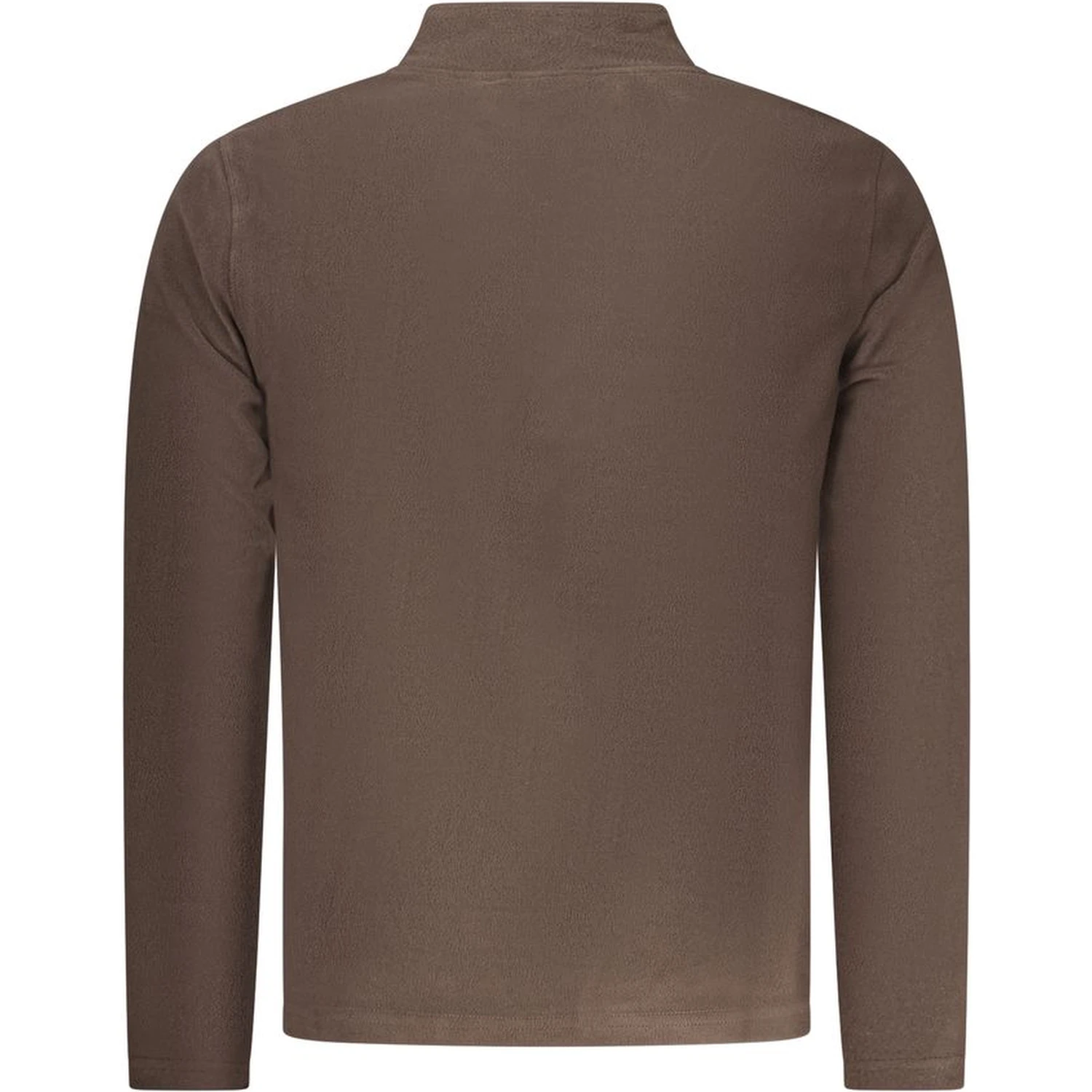 Marrone Polyester Men Sweatshirt