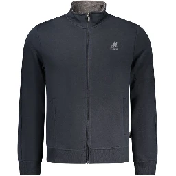 Blue Cotton Men's Sweatshirt