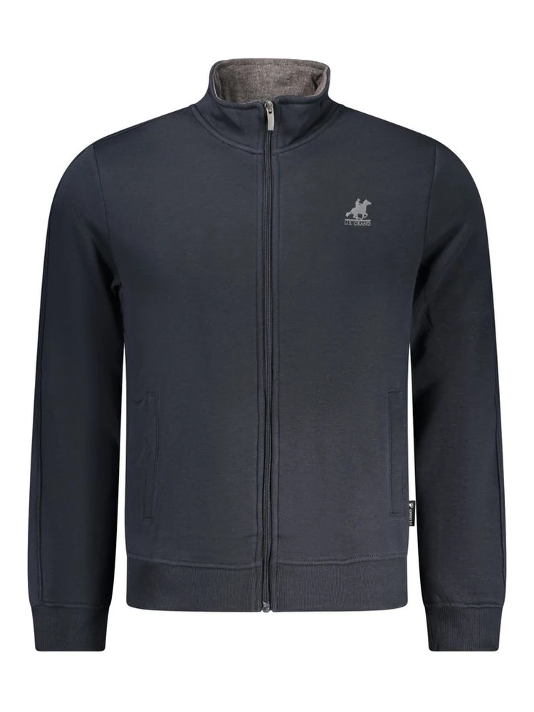 Blue Cotton Men's Sweatshirt
