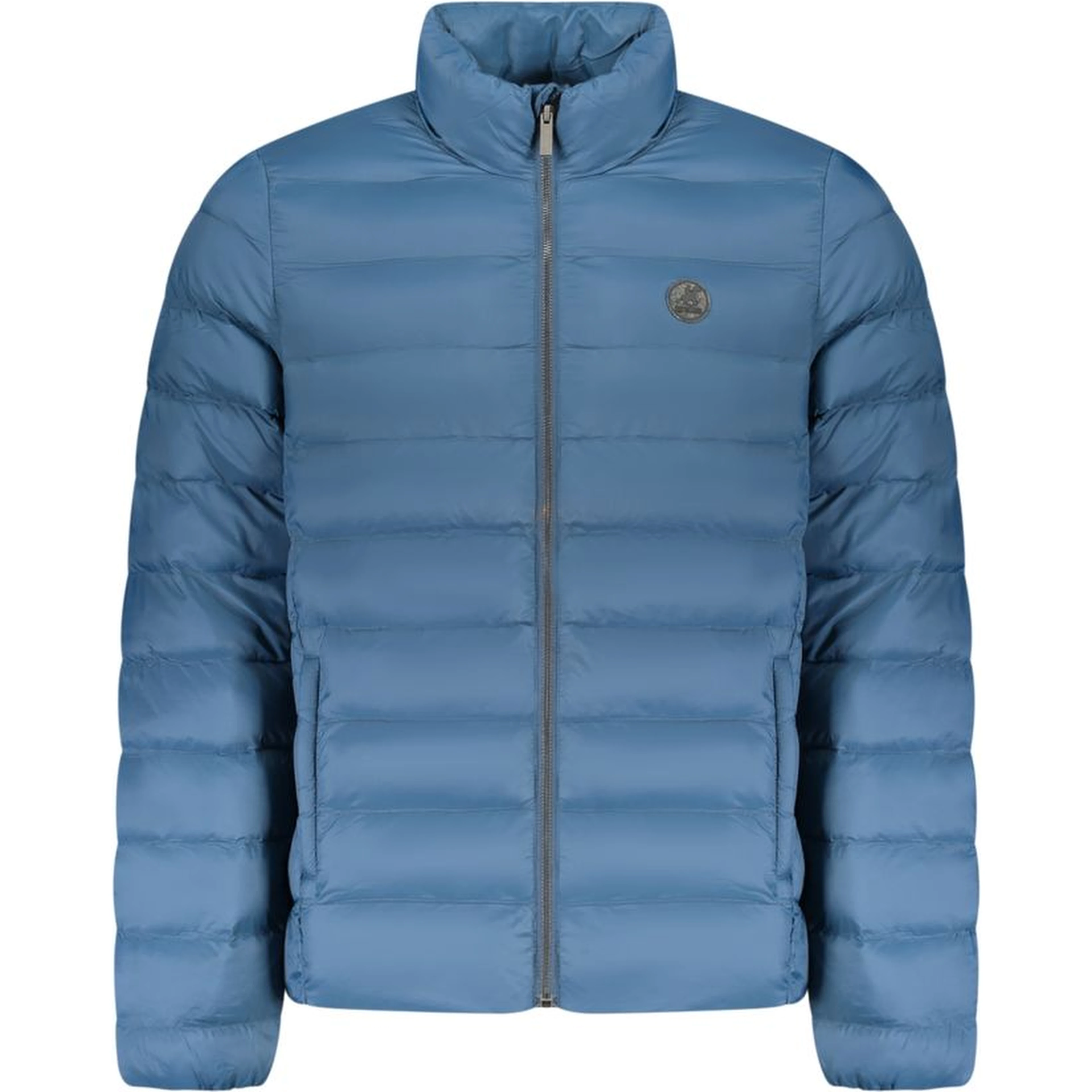 Blu Polyester Men's Jacket