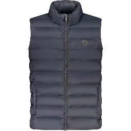 Blu Polyester Men's Jacket
