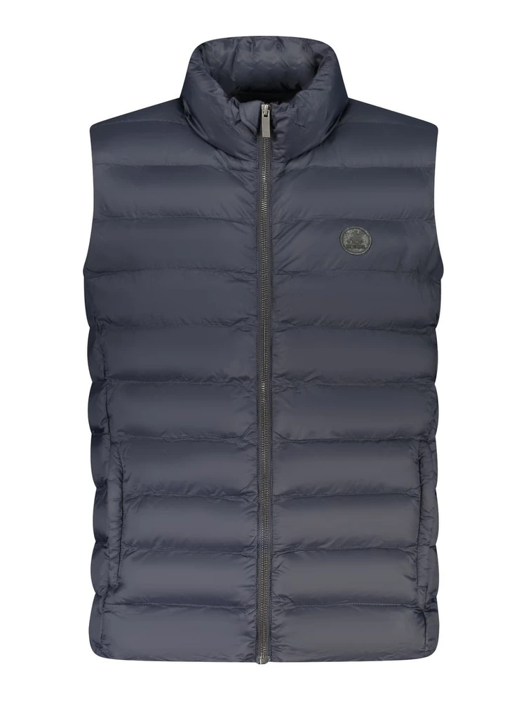 Blu Polyester Men's Jacket