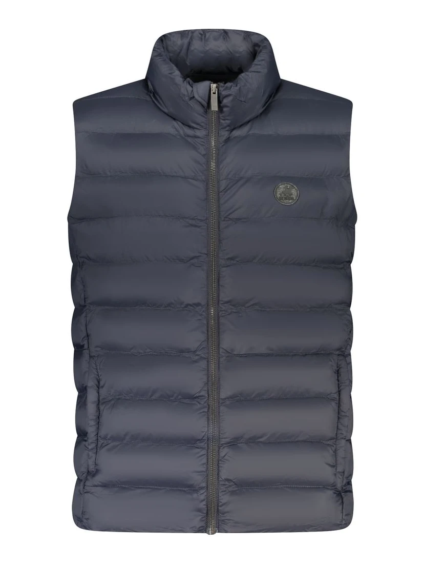 Blu Polyester Men's Jacket