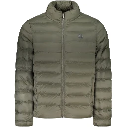 Verde Polyester Men Jacket
