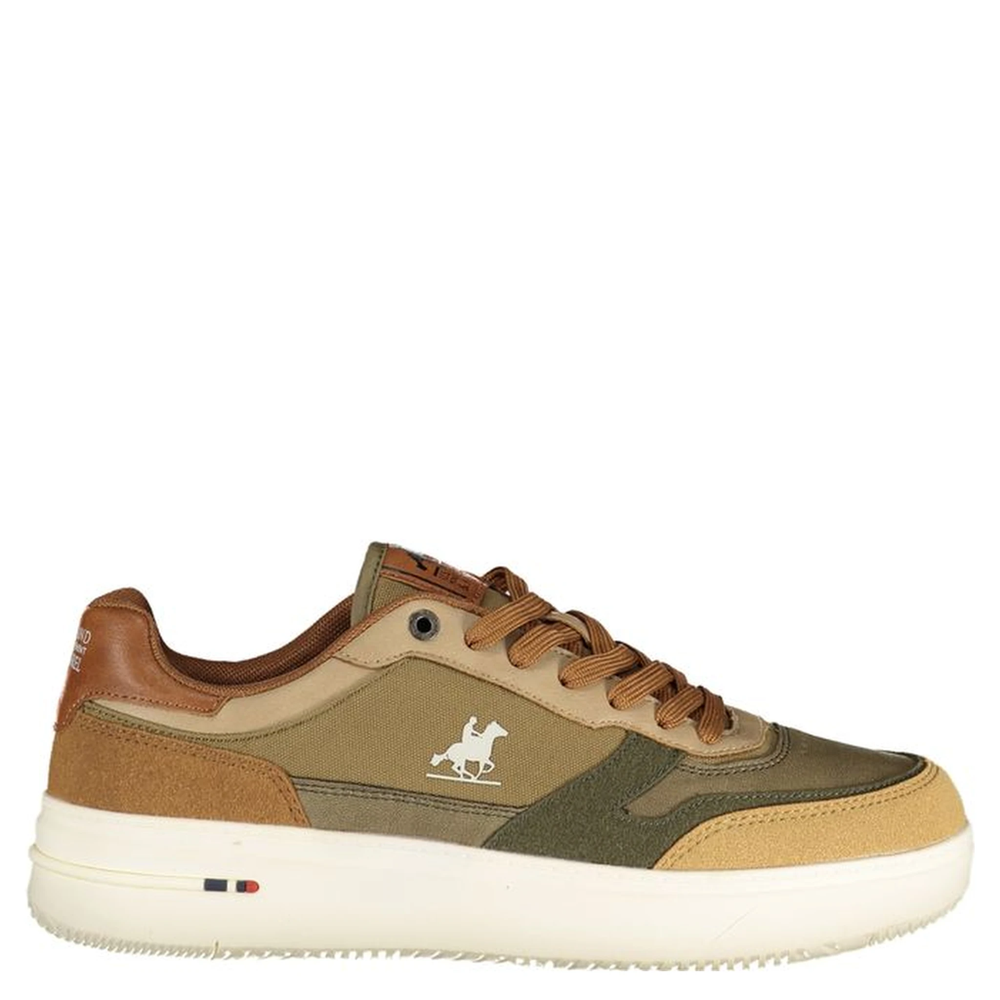 Beige Polyester Athletic Sneakers