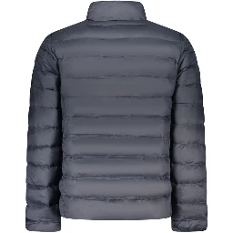 Blue Polyester Mens Jacket