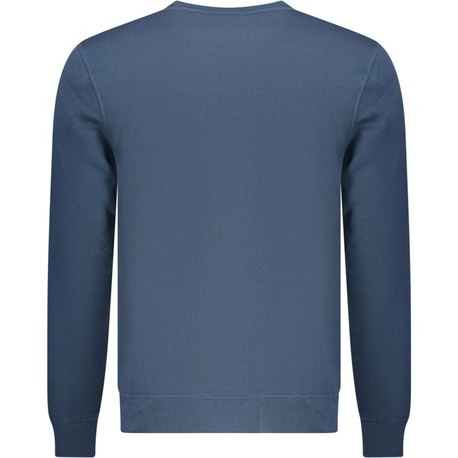 Blue Polyester Men Sweatshirt