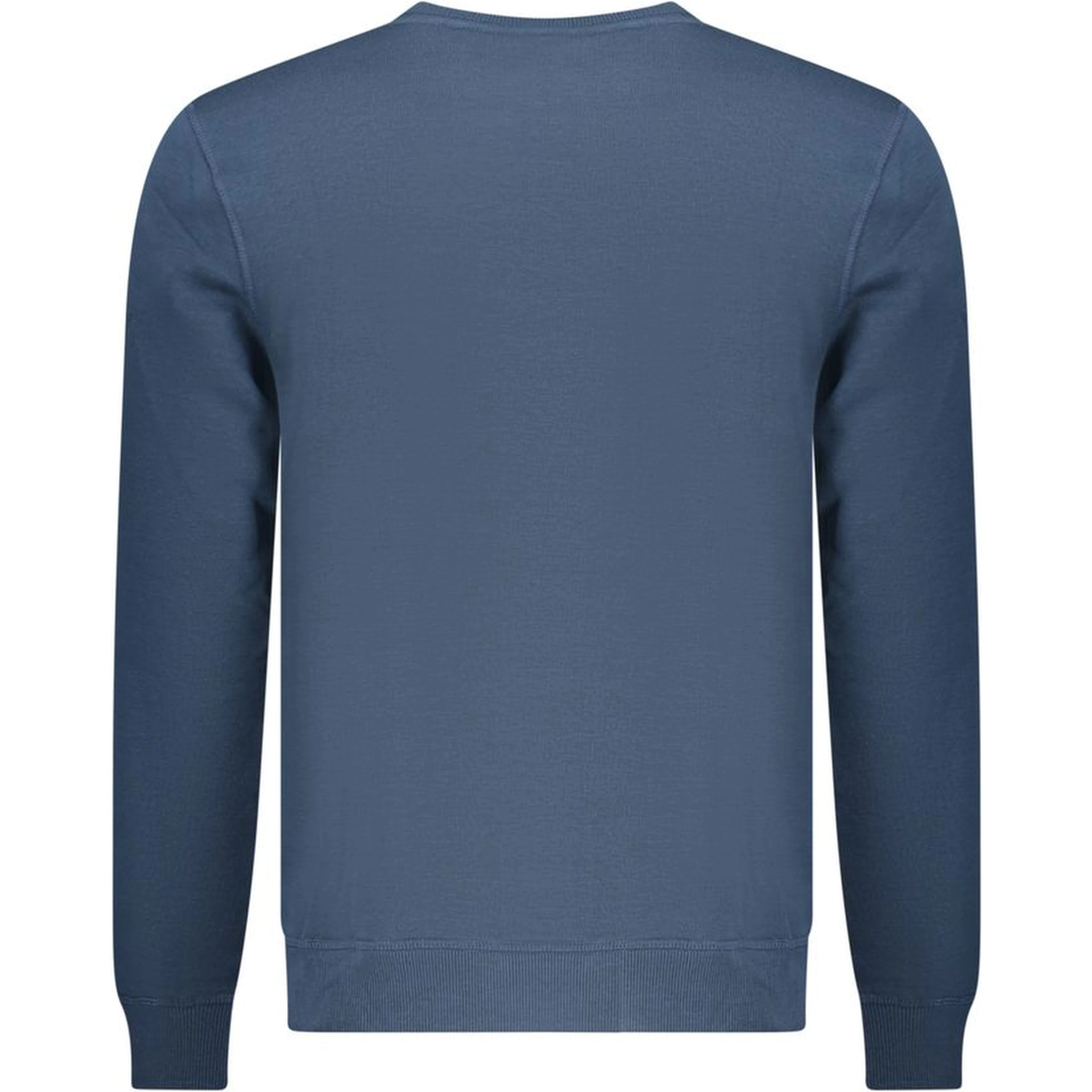 Blue Polyester Men Sweatshirt